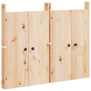 låge til udendørs køkkenskab MEPPEL 2 stk. 50x9x82 cm massivt fyrretræ