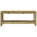 havebænk 108x35x45 cm imprægneret fyrretræ