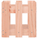 plantekasse med stakitdesign 30x30x30 cm massiv douglasfyr