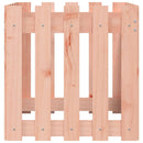 plantekasse med stakitdesign 50x50x50 cm massivt douglasfyr