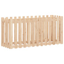 højbed med stakitdesign 150x50x70 cm massivt fyrretræ