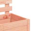 plantekasse med stativ 39x39,5x114 cm massivt douglasgran