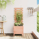 plantekasse med stativ 39x39,5x114 cm massivt douglasgran