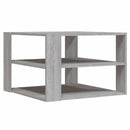 sofabord 58x58x40 cm konstrueret træ grå sonoma-eg