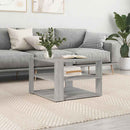 sofabord 58x58x40 cm konstrueret træ grå sonoma-eg
