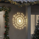 lysende starburst-dekoration 140 LED'er 17 cm varmt hvidt lys