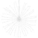 lysende starburst-dekoration 4 stk. 140 LED'er 17 cm kold hvid