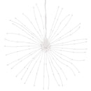 lysende starburst-dekoration 140 LED'er 17 cm flerfarvet lys