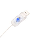 jule-istaplys 100 LED'er varm hvid 10 m akryl PVC
