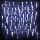 jule-istaplys 200 LED'er kold hvid 20 m akryl PVC
