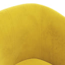 lænestol velour gul