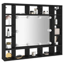 LED-spejlskab 91x15x76,5 cm