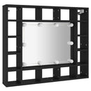 LED-spejlskab 91x15x76,5 cm