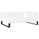 sofabord 90x60x35 cm konstrueret træ hvid
