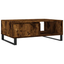 sofabord 90x60x35 cm konstrueret træ røget egetræsfarve