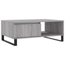 sofabord 90x60x35 cm konstrueret træ grå sonoma-eg