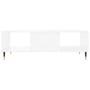 sofabord 104x60x35 cm konstrueret træ hvid