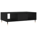 sofabord 104x60x35 cm konstrueret træ sort