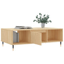 sofabord 104x60x35 cm konstrueret træ sonoma-eg
