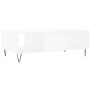 sofabord 104x60x35 cm konstrueret træ hvid