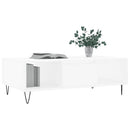 sofabord 104x60x35 cm konstrueret træ hvid