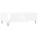 sofabord 104x60x35 cm konstrueret træ hvid