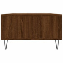 sofabord 104x60x35 cm konstrueret træ brun egetræsfarve