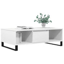 sofabord 104x60x35 cm konstrueret træ hvid