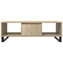 sofabord 104x60x35 cm konstrueret træ sonoma-eg