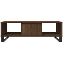 sofabord 104x60x35 cm konstrueret træ brun egetræsfarve