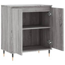 skænk 60x35x70 cm konstrueret træ grå sonoma-eg