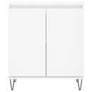 skænk 60x35x70 cm konstrueret træ hvid