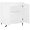 skænk 60x35x70 cm konstrueret træ hvid