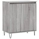 skænk 60x35x70 cm konstrueret træ grå sonoma-eg