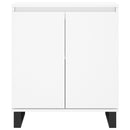 skænk 60x35x70 cm konstrueret træ hvid