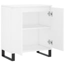skænk 60x35x70 cm konstrueret træ hvid