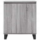 skænk 60x35x70 cm konstrueret træ grå sonoma-eg