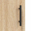 væghængt skab 69,5x34x90 cm konstrueret træ sonoma-eg