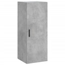 vægskab 34,5x34x90 cm konstrueret træ betongrå