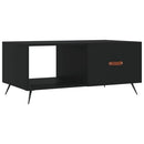 sofabord 90x50x40 cm konstrueret træ sort
