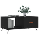 sofabord 90x50x40 cm konstrueret træ sort