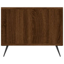 sofabord 90x50x40 cm konstrueret træ brun egetræsfarve