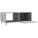 sofabord 90x50x40 cm konstrueret træ grå sonoma-eg