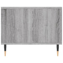 sofabord 90x50x40 cm konstrueret træ grå sonoma-eg