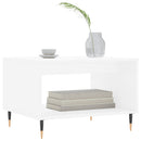 sofabord 60x50x40 cm konstrueret træ hvid