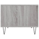 sofabord 60x50x40 cm konstrueret træ grå sonoma-eg