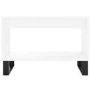 sofabord 60x50x40 cm konstrueret træ hvid