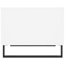 sofabord 60x50x40 cm konstrueret træ hvid