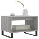 sofabord 60x50x40 cm konstrueret træ grå sonoma-eg