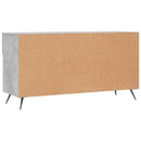 skobænk 102x35x55 cm konstrueret træ betongrå
